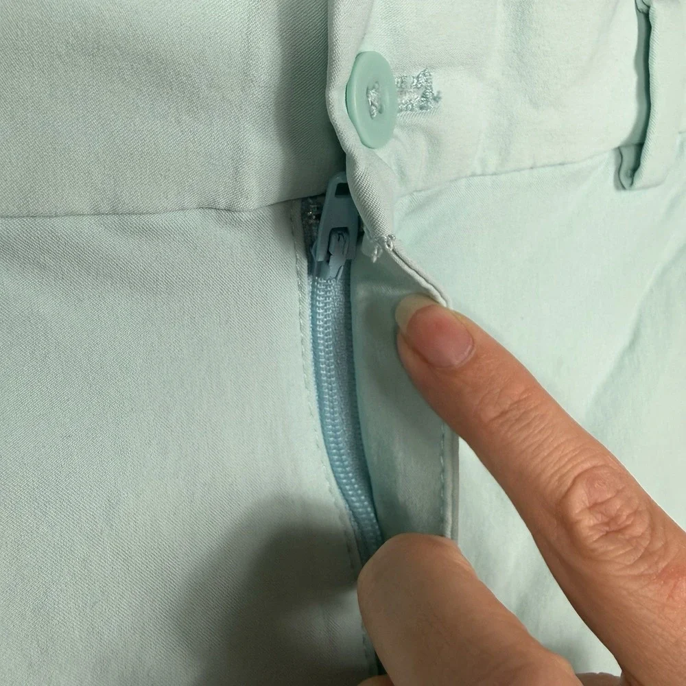 Vineyard Vines Boys Performance Shorts Size 12 Aqua Blue Stretch Chino